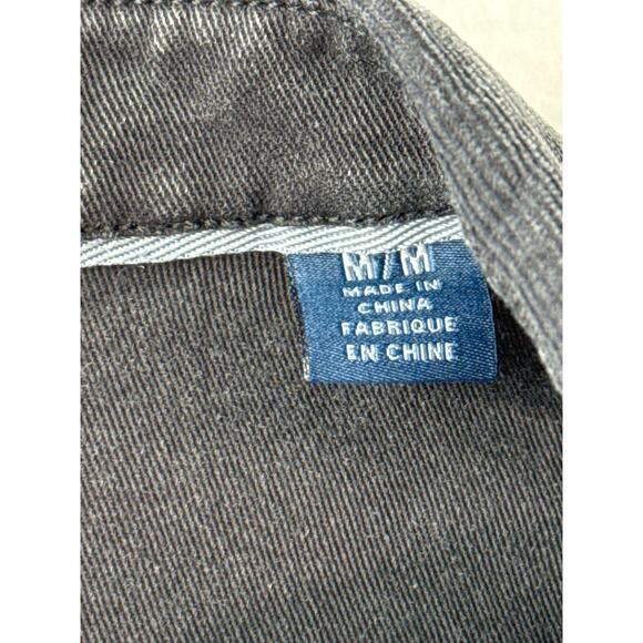 Tommy Bahama Coastline Cord Button Down Shacket Size Medium Black - Picture 3 of 7